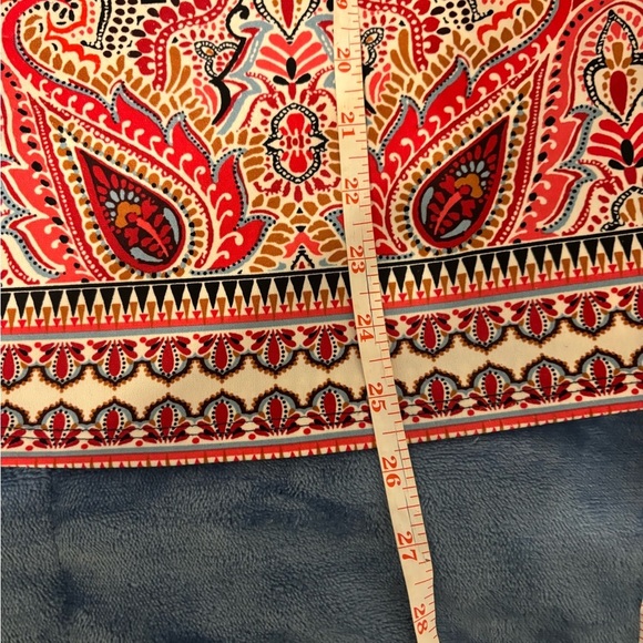 Chico's Black and White Boxy Blouse with 3/4 Sleeves - Picture 5 of 8